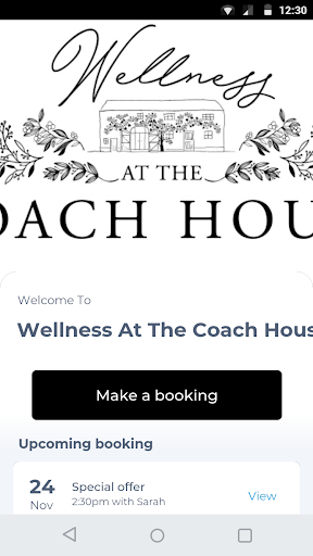 Android application Wellness At The Coach House screenshort