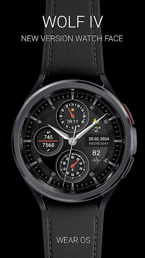 Android application Wolf IV - Watch face screenshort