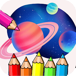 Icon image color planet space