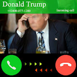 Fake Call Donald Trump icon