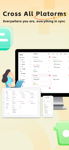 Screenshot of Elisi - Structured planner