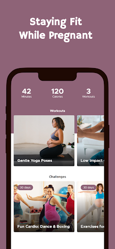 Screenshot of Exercise During Pregnancy