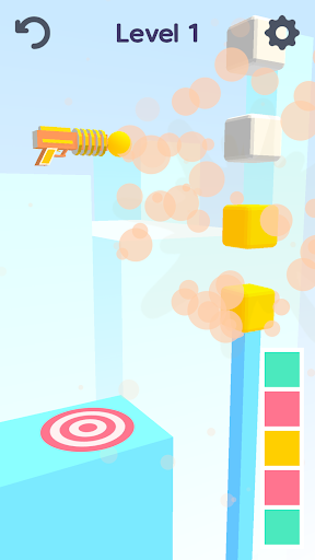 Paint Gun 3D - cube pile stack Screen 3