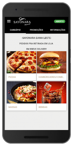 Android application Sayonara Padaria GAMA LESTE screenshort