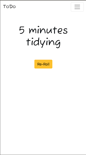 Dice ToDo - Random task list Screen 3