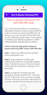 FRP Lock Bypass Android Guide