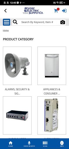 Revere Electric Supply Screen 3