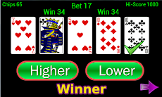 Higher or Lower card gameのおすすめ画像2