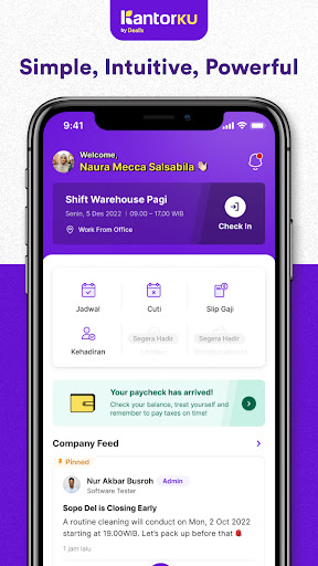 Android application Kantorku by Dealls screenshort