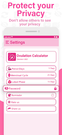 Ovulation Period Calculator Screen 3