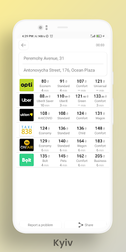 Taxi Scanner - taxi ordering Screen 3