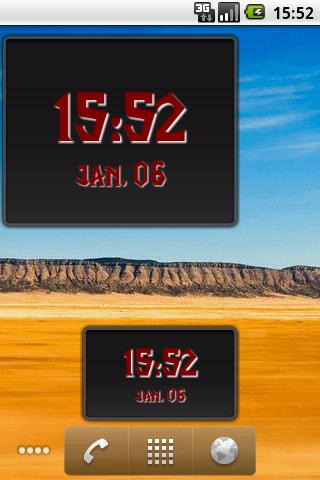 Digital Clock Widget Screen 3