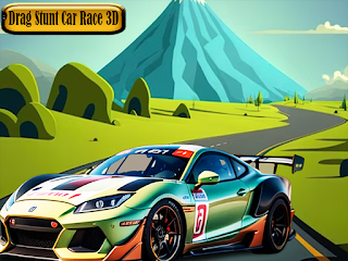 Drag stunt car race 3D - Screenshot 1