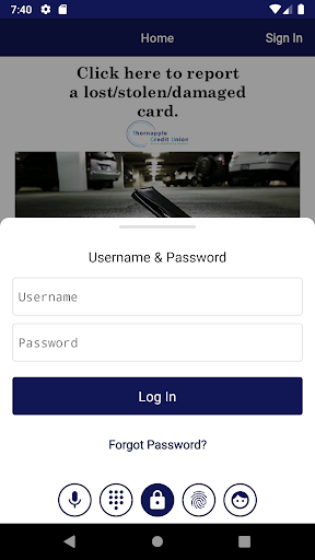 Thornapple Credit Union Screen 3