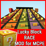 Lucky Block Race MOD for MCPE icon
