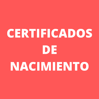 Certificados Nacimiento Info