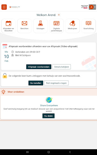 Mijn Dossier Amsterdam UMC screenshot 6