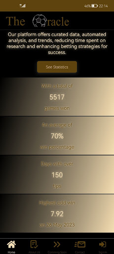The Oracle - Football tips Screen 3