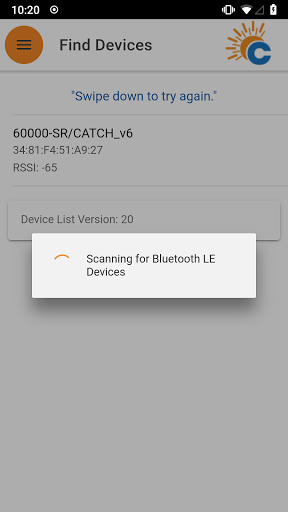 CATCH Power Configurator Screen 2