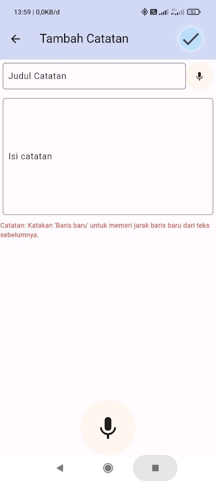 #4. Catatan Suara (Android) di: tenggongDev