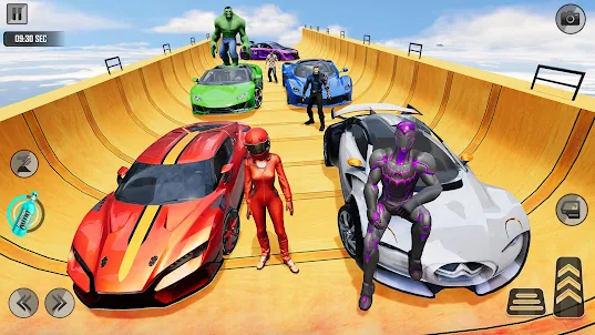 GT Spider Car Stunt Driving 3D