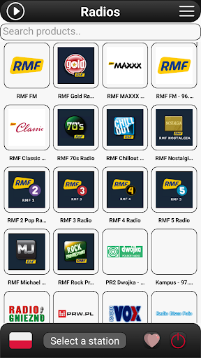 Android application Poland Radio FM screenshort