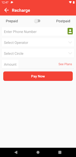 Sajjanmobil - Recharge & Money Screen 2