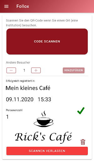 Follox - Kontaktlos Notierung Screen 3