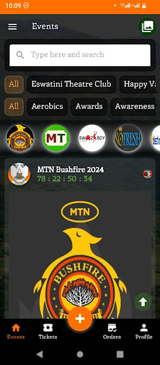 Android application MojaTicket screenshort