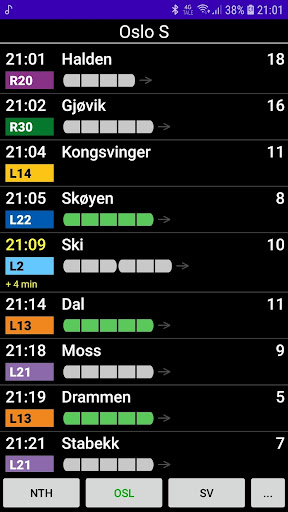 Android application TogStatus screenshort