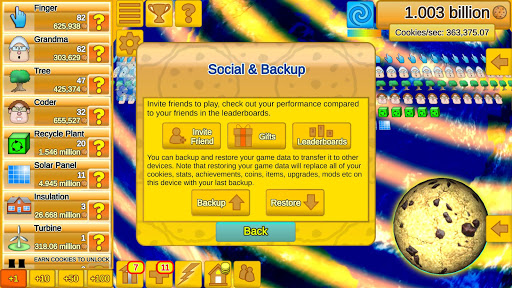 Cookie Clicker Save The World Screen 2