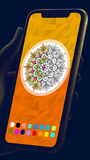 Coloring Mandala Book Screen 3