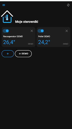 E-PANEL24 smart home control Screen 2