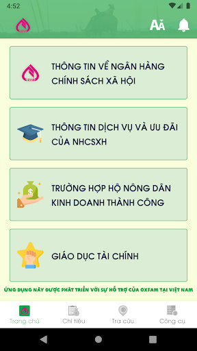 Android application NHCSXH - GDTC screenshort