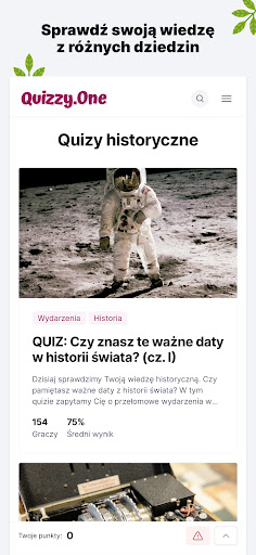 QuizzyOne Screen 2