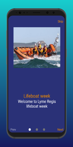 Android application RNLI Lyme Regis Lifeboat Week screenshort