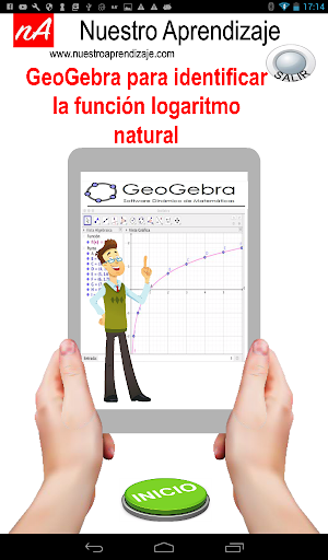Android application GeoGebra para graficar funció screenshort