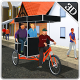 Tuk Tuk Bicycle Rickshaw Drive icon