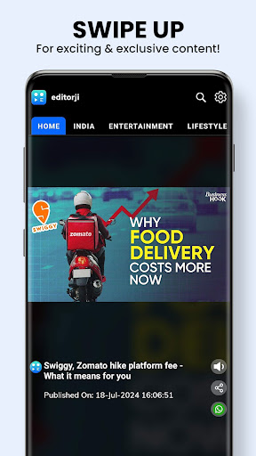 Android application Editorji -Latest News in India screenshort