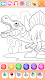 screenshot of Dinosaur Coloring Book Glitter