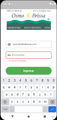 Android application Brissa screenshort