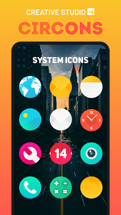 Circons: Circle Icon Pack - 7.3.8 - (Android)