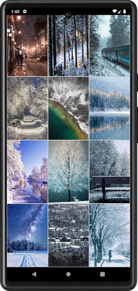 #4. Winter Wallpapers (Android) โดย: Infinity