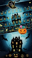 screenshot of Halloween Ghost Keyboard Theme