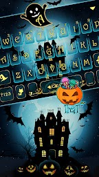 Halloween Ghost Keyboard Theme