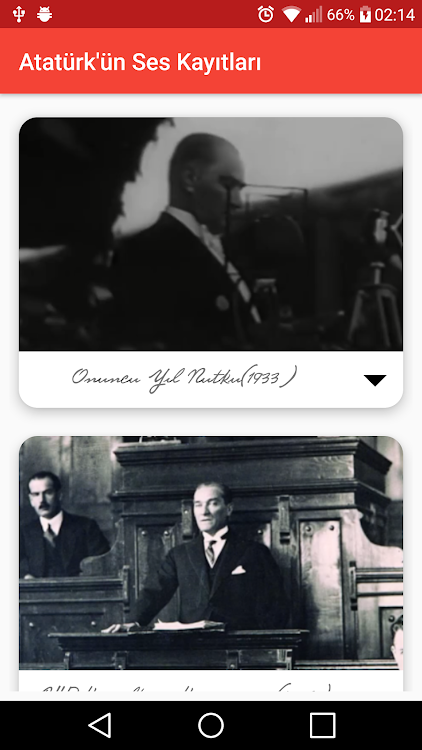 Atatürk'ün Ses Kayıtları - 1.0.1 - (Android)