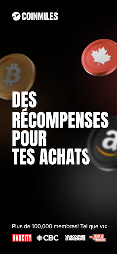 Android application Coinmiles screenshort