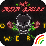 Neon Skull Keyboard Theme icon