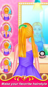 Princess Long Hair Salon androidhappy screenshots 1