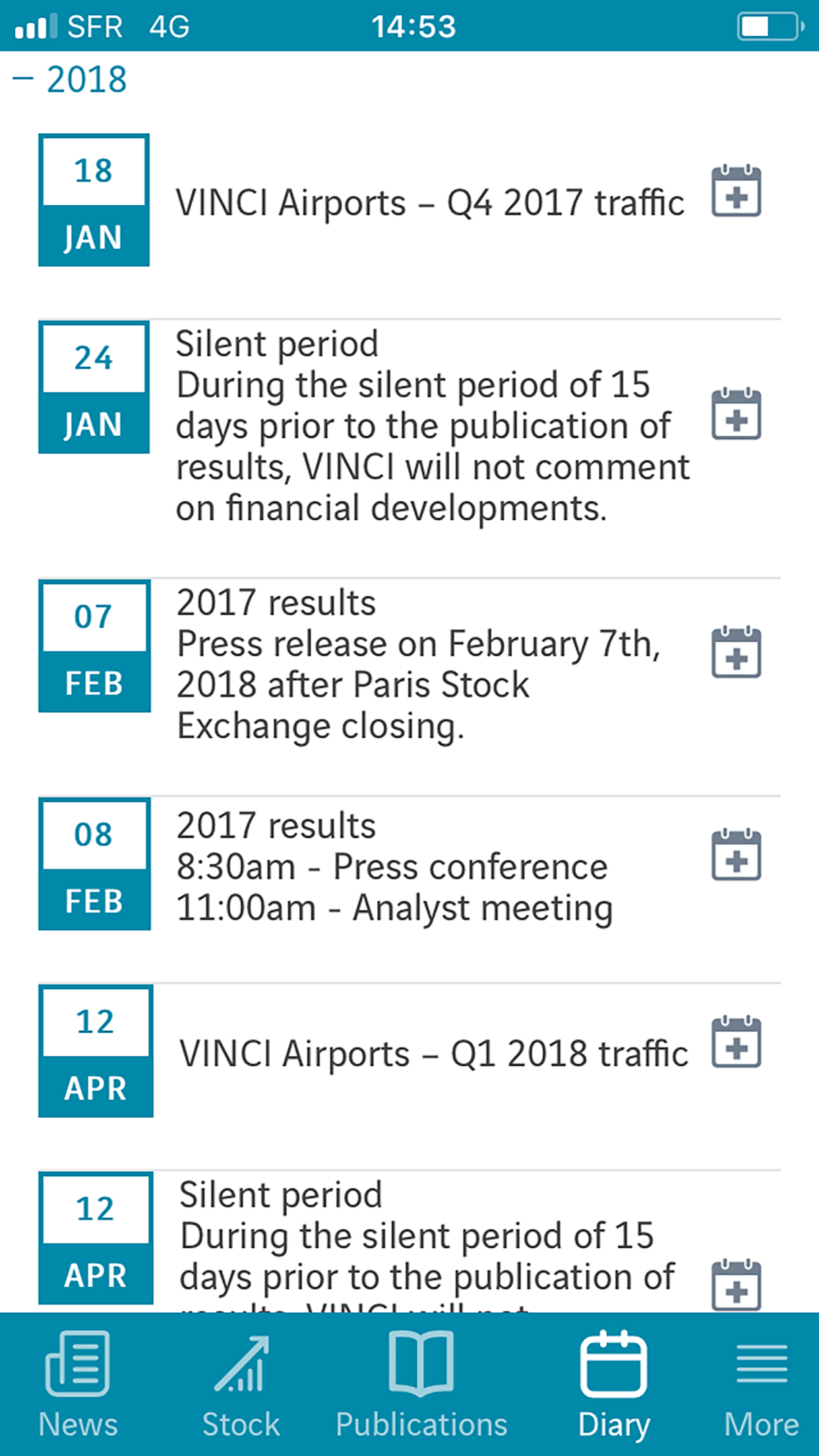 Android application VINCI News screenshort